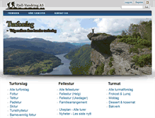 Tablet Screenshot of fjell-vandring.net